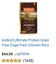 Instinct High Protein Cat Food, Ultimate Protein Grain Free Dry Cat Food